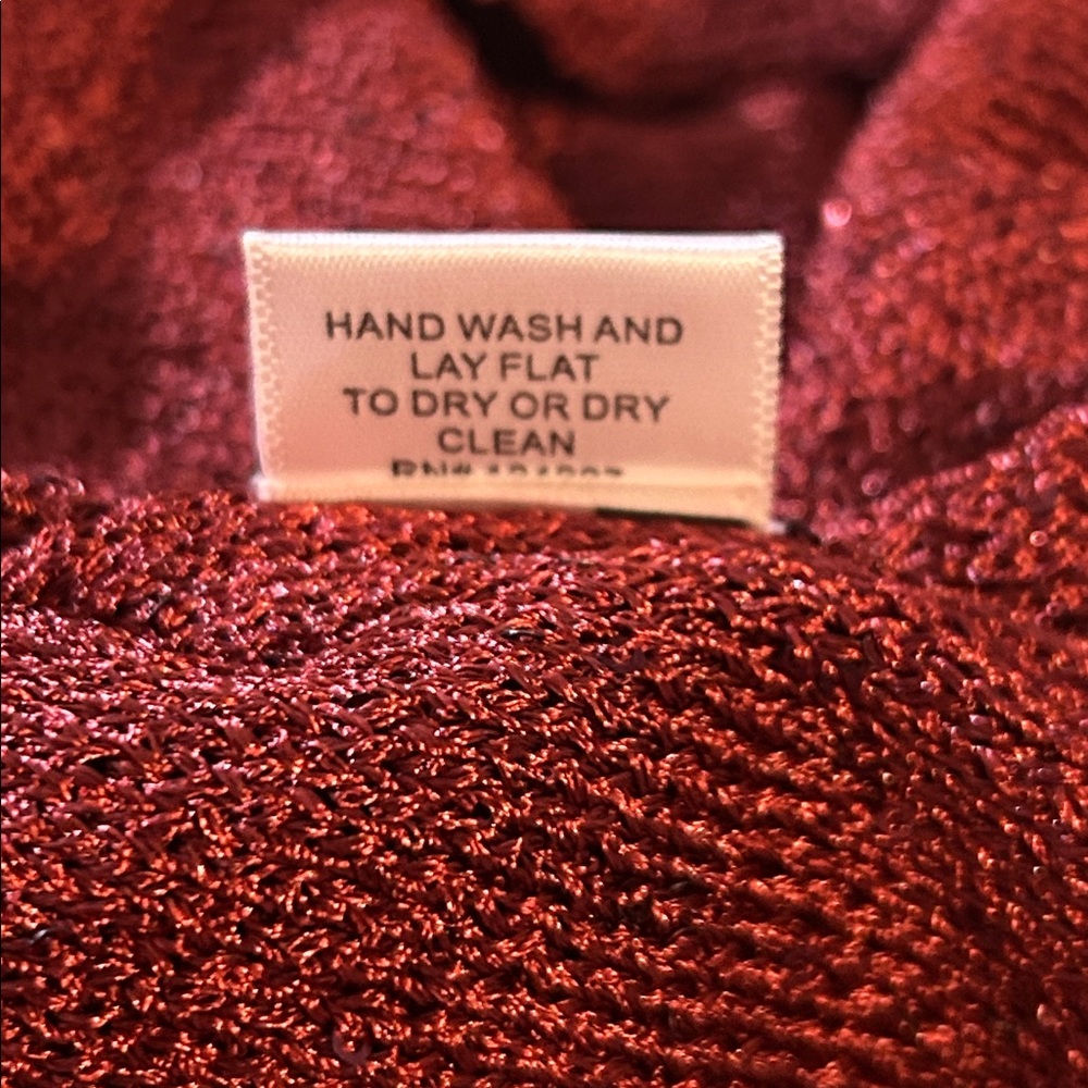 NWT MISA Los Angeles LISETTE DRESS* Knits In Crimson size large - Picture 12 of 15